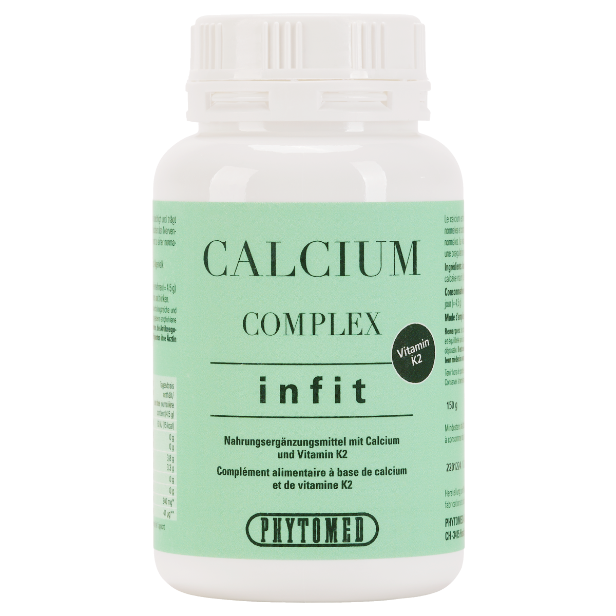 Phytomed Infit Calcium + Vitamin K2 Complex