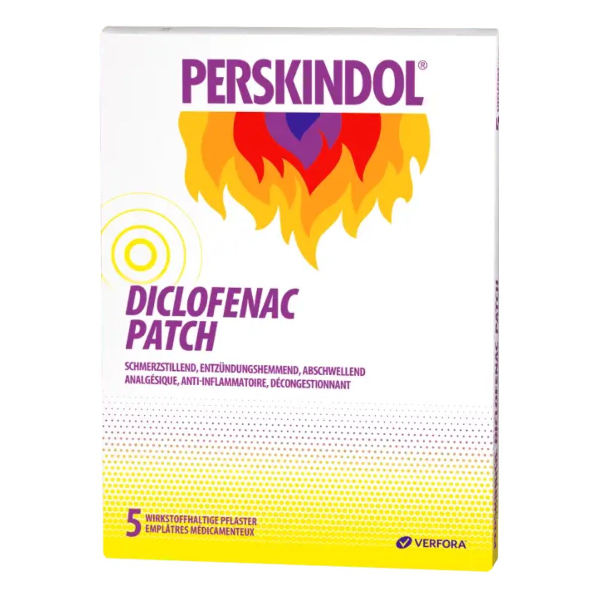 Perskindol Diclofenac Patch 180 mg 5 Stück