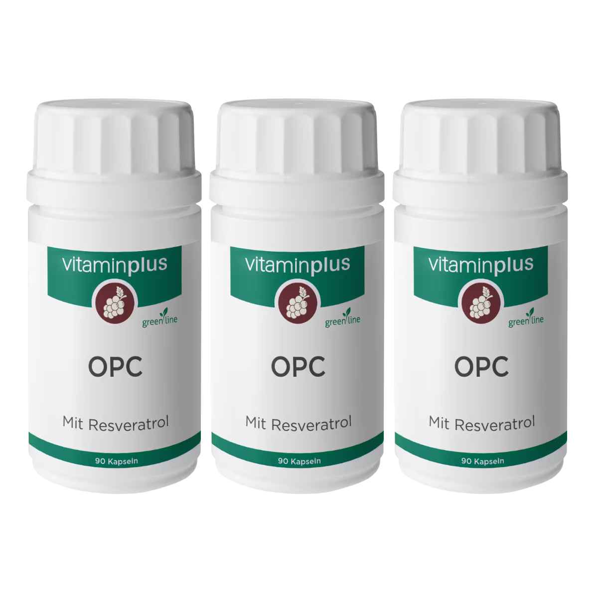 Vitaminplus OPC & Resveratrol Capsules 3x 90 pièces