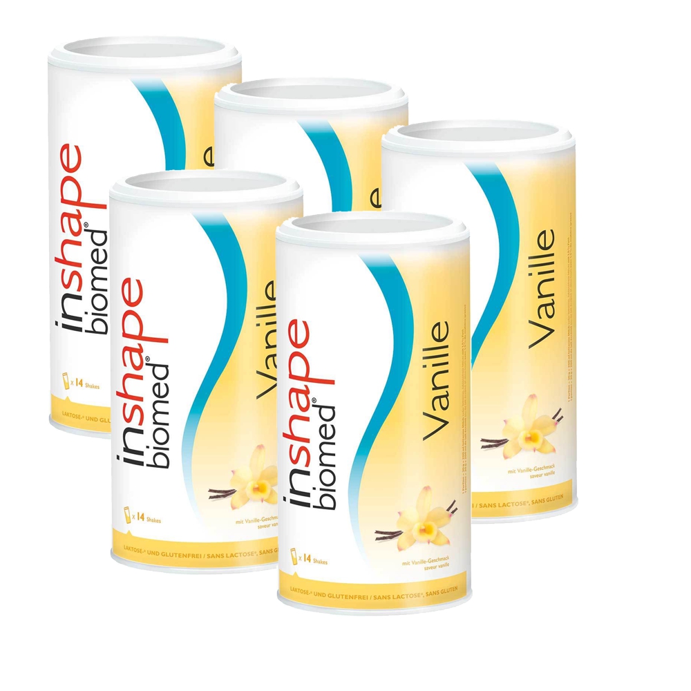 INSHAPE Biomed Pulver Vanille 5x 420 g INSHAPE Biomed Pulver Vanille 5x 420 g