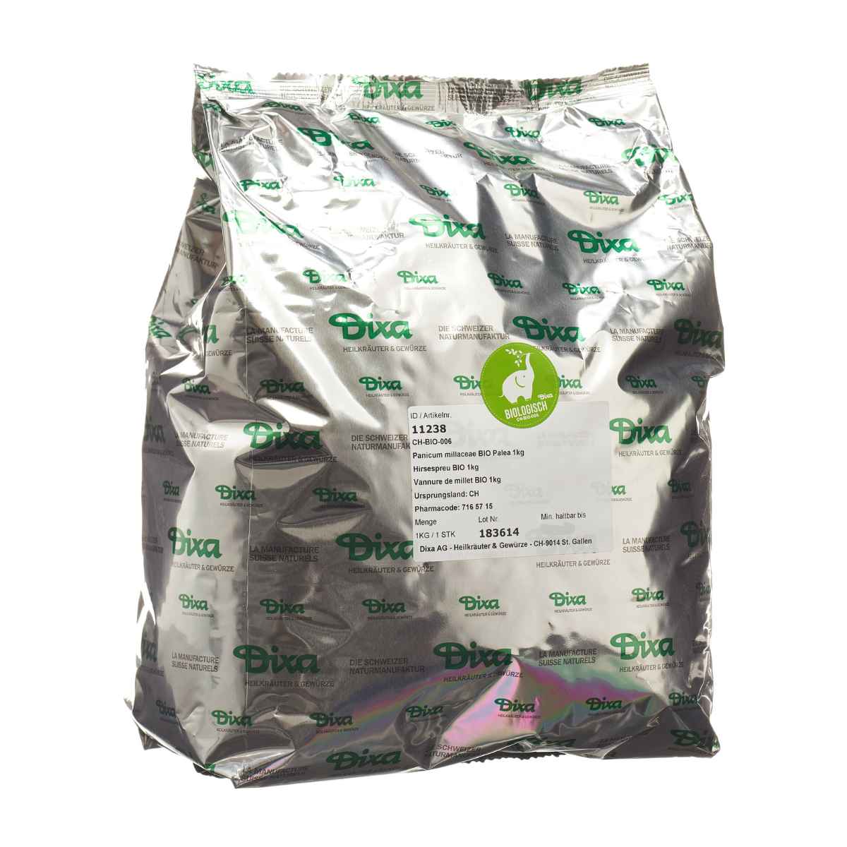 DIXA Hirsespreu BIO 1 kg DIXA Hirsespreu BIO 1 kg
