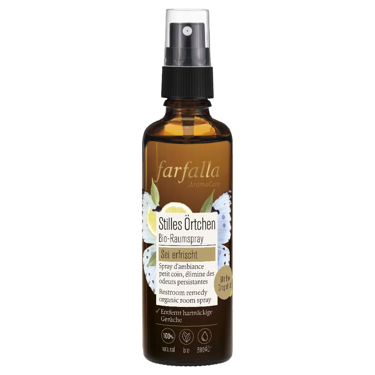 FARFALLA Bio-Raumspray Stilles Örtchen 75 ml FARFALLA Bio-Raumspray Stilles Örtchen 75 ml