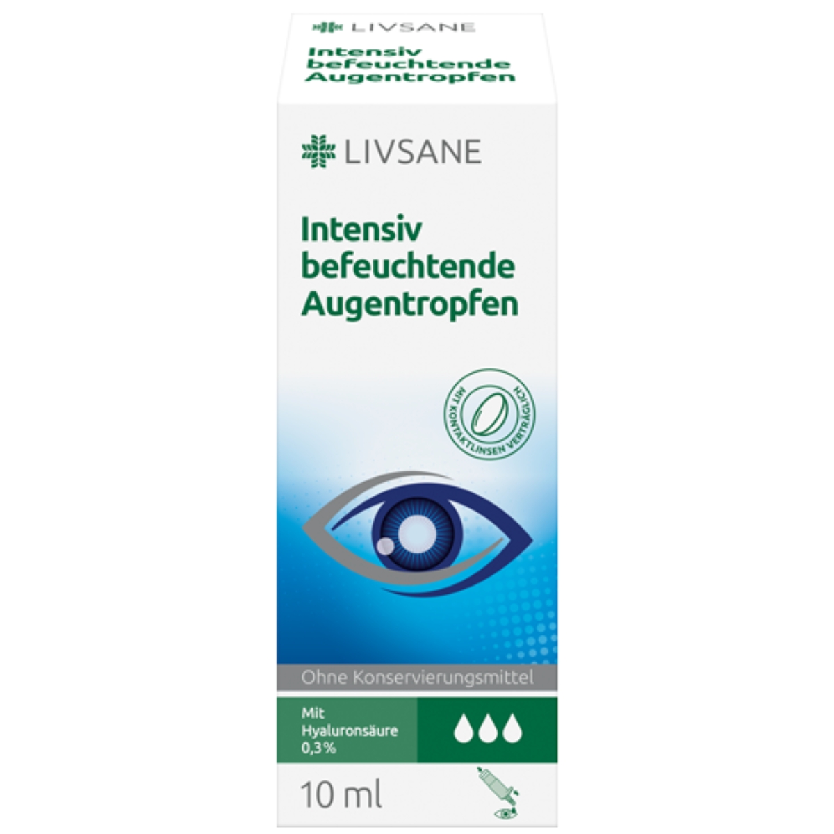 Livsane Intensiv befeuchtende Augentropfen 10 ml