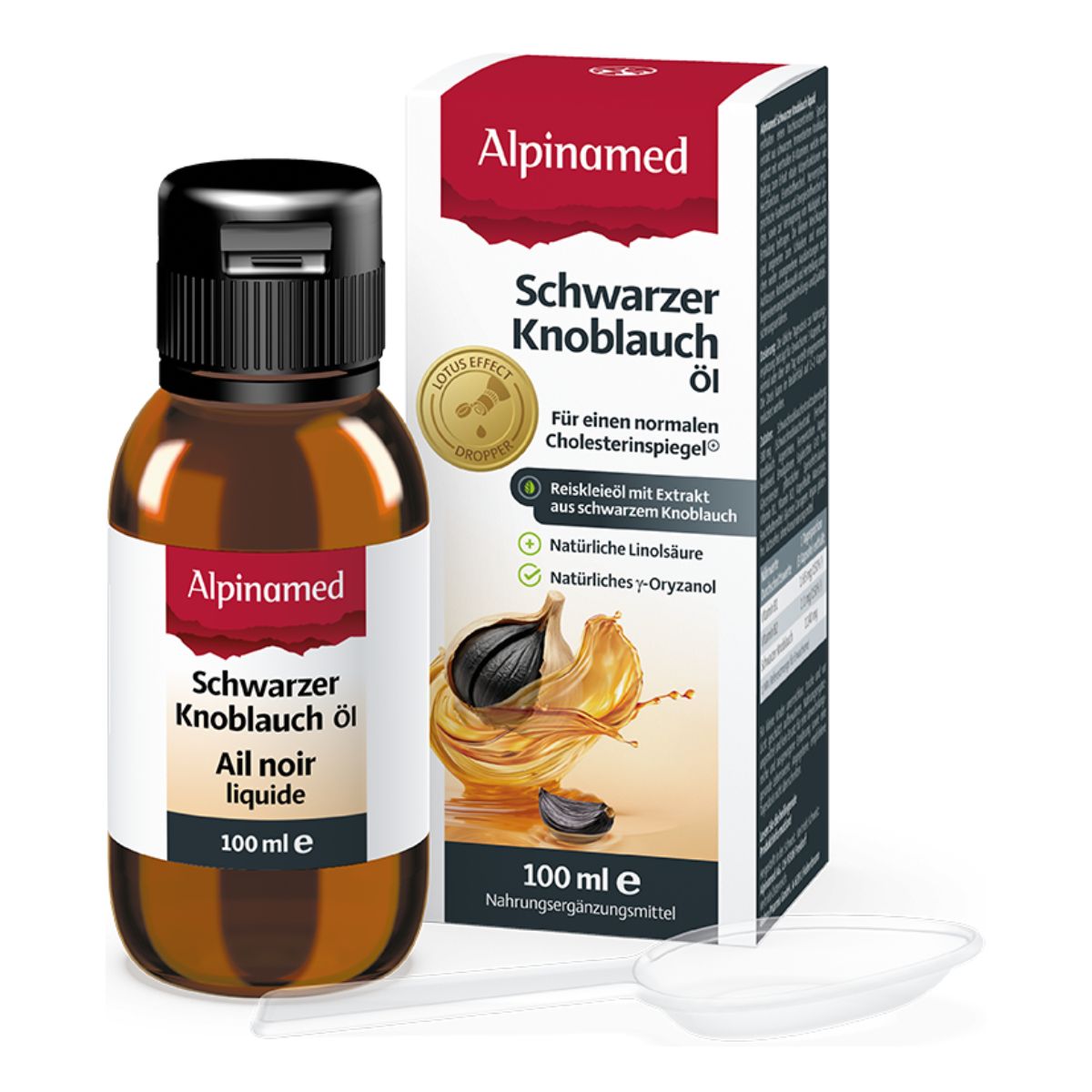 Alpinamed Schwarzer Knoblauch Öl 100 ml