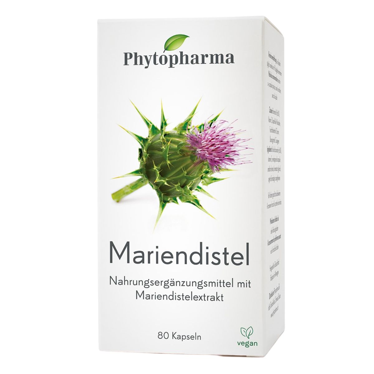 Phytopharma Mariendistel Kapseln 80 Stück