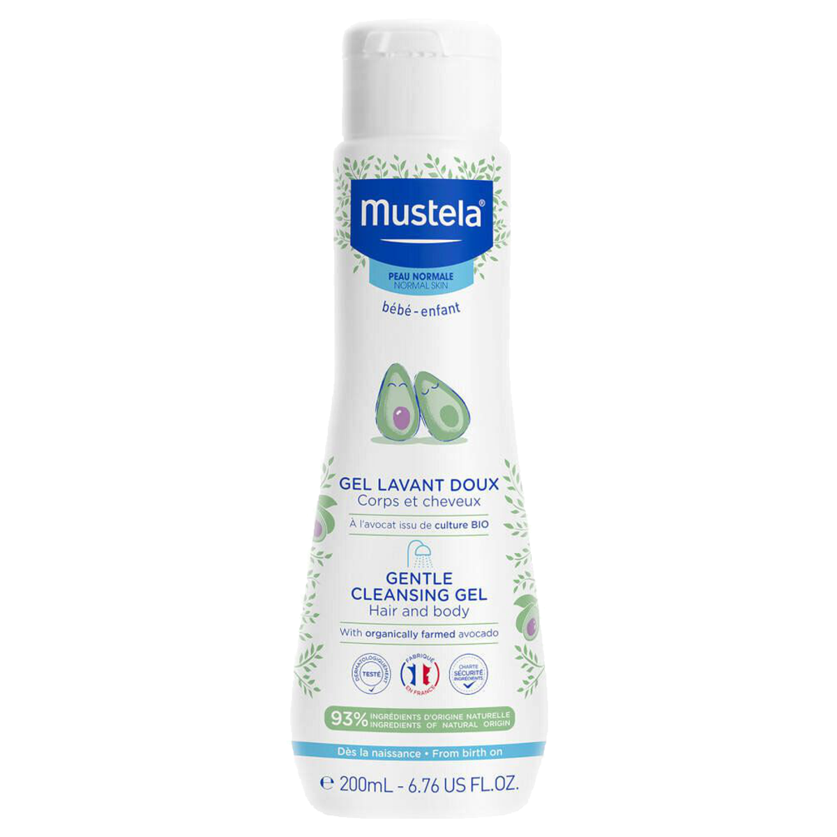 Mustela Mildes Waschgel normale Haut Fl 200ml