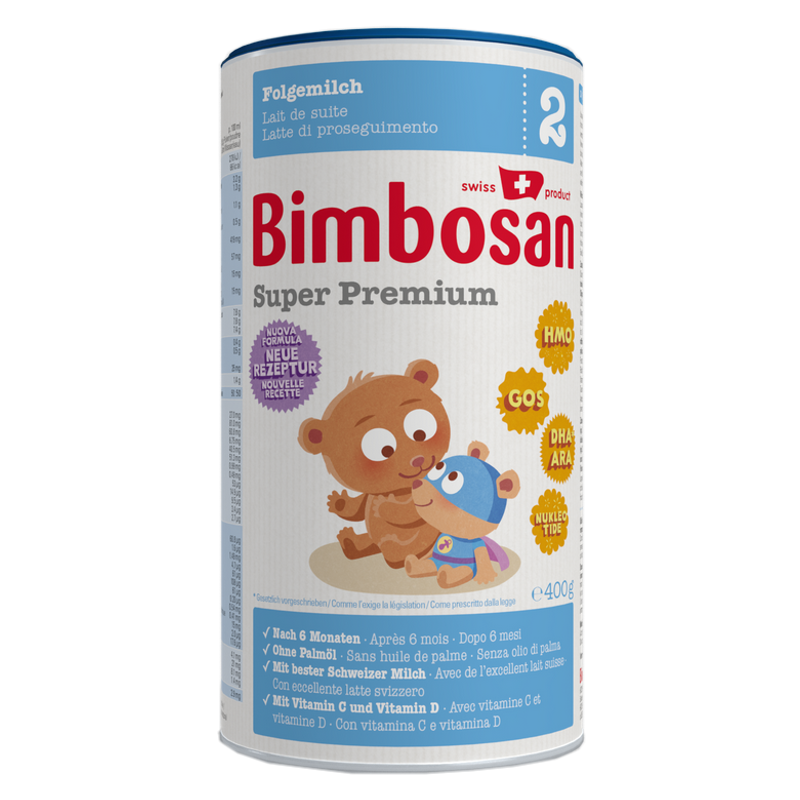 Bimbosan Super Premium 2 Folgemilch Dose 400 g Bimbosan Super Premium 2 Folgemilch Dose 400 g