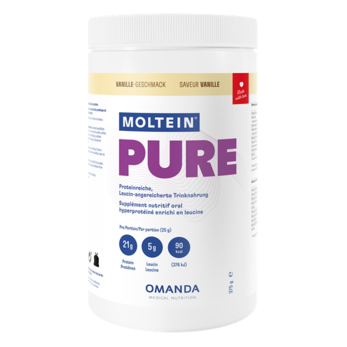 Moltein Pure Vanille Dose 375 g