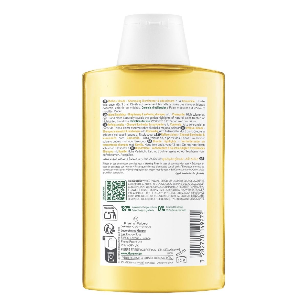 Klorane Kamillen Shampoo 200 ml