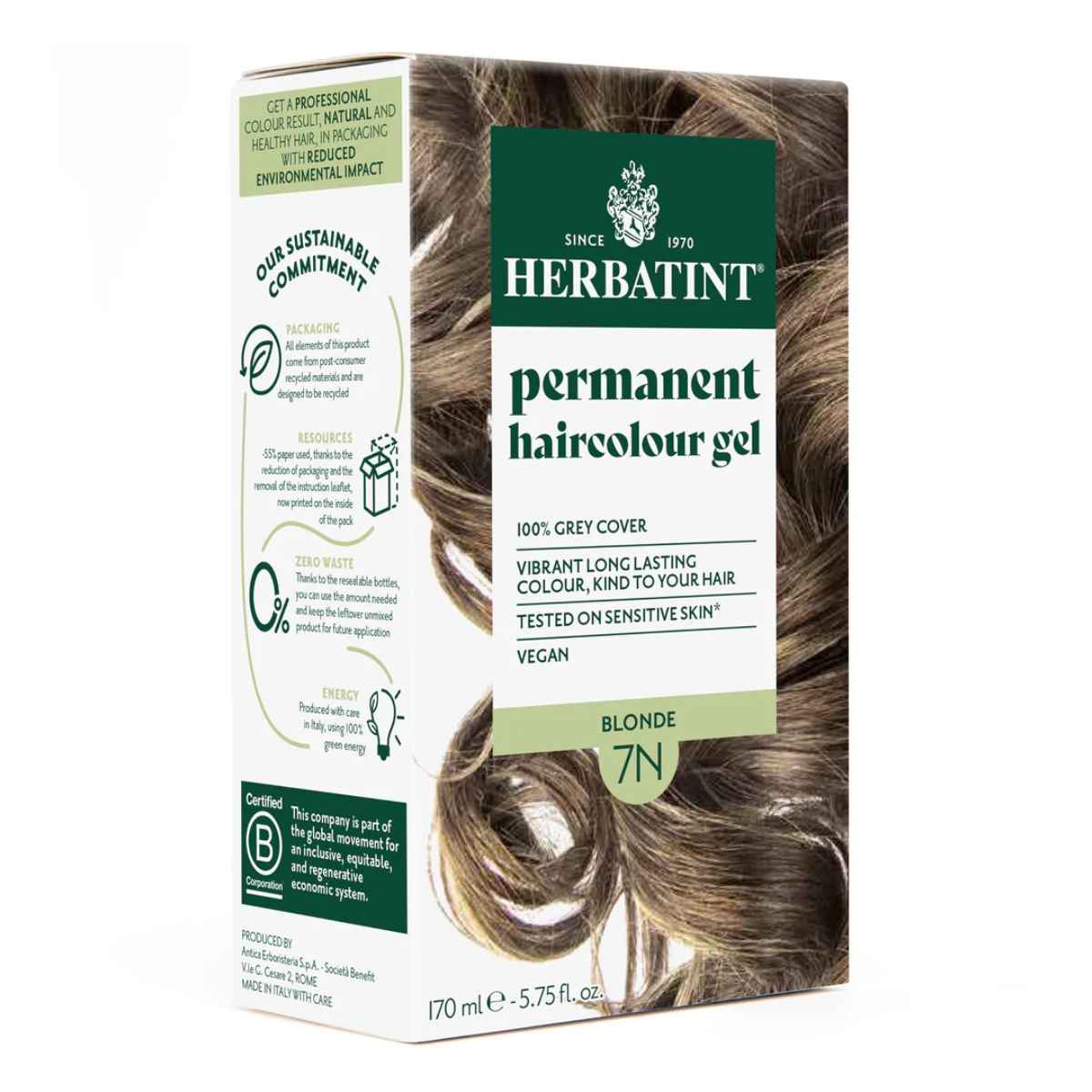 HERBATINT Haarfärbegel 7N Blond 150 ml
