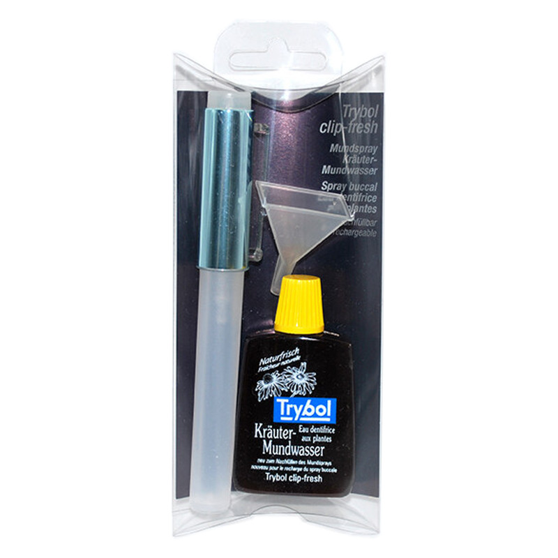 TRYBOL Mundspr clip-fresh blau 8ml +Mundwass 20ml TRYBOL Mundspr clip-fresh blau 8ml +Mundwass 20ml