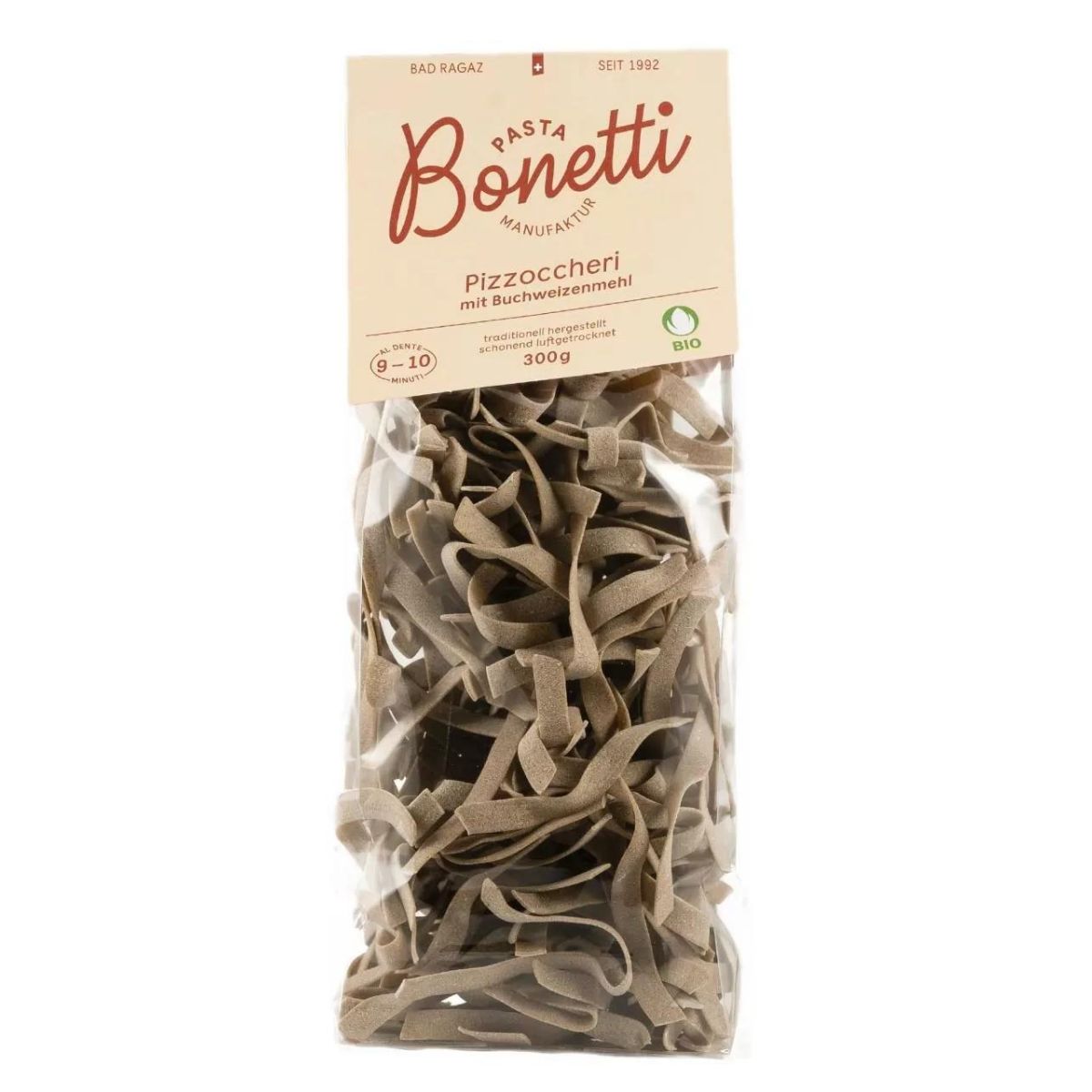 BONETTI Bio Pizzoccheri mit Buchweizenmehl 300 g BONETTI Bio Pizzoccheri mit Buchweizenmehl 300 g