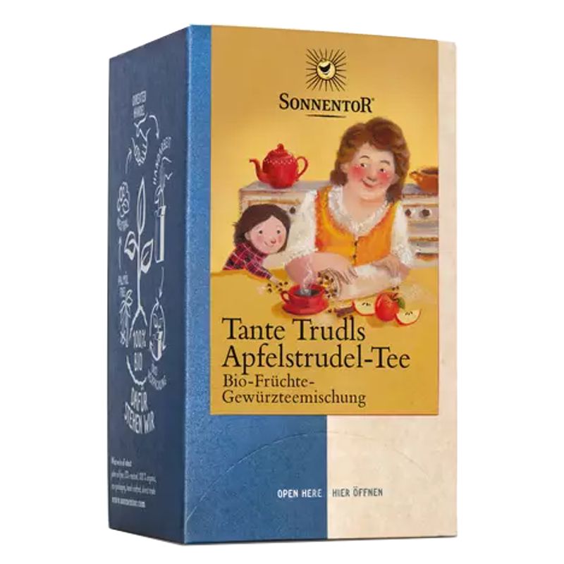 SONNENTOR Tante Trudis Apfelstrudel Tee Beutel 18 Stück SONNENTOR Tante Trudis Apfelstrudel Tee Beutel 18 Stück