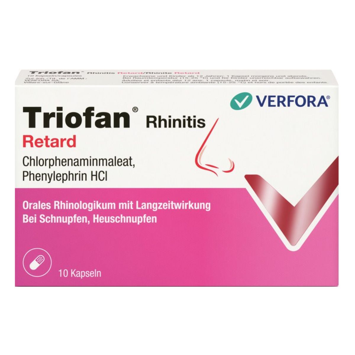 Triofan Rhinitis retard Kapseln 10 Stück