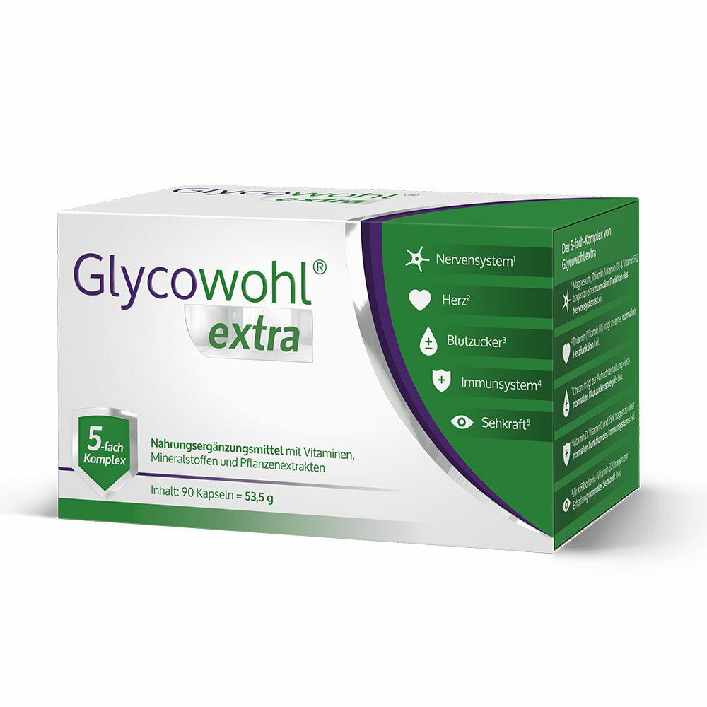 GLYCOWOHL extra Kapseln 90 Stück GLYCOWOHL extra Kapseln 90 Stück