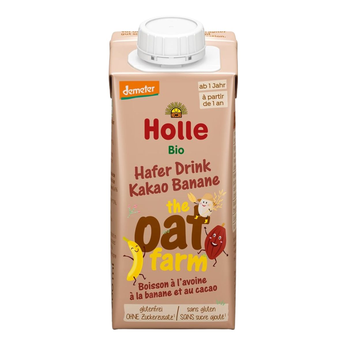 Holle Bio-Haferdrink Kakao Banane 200 ml