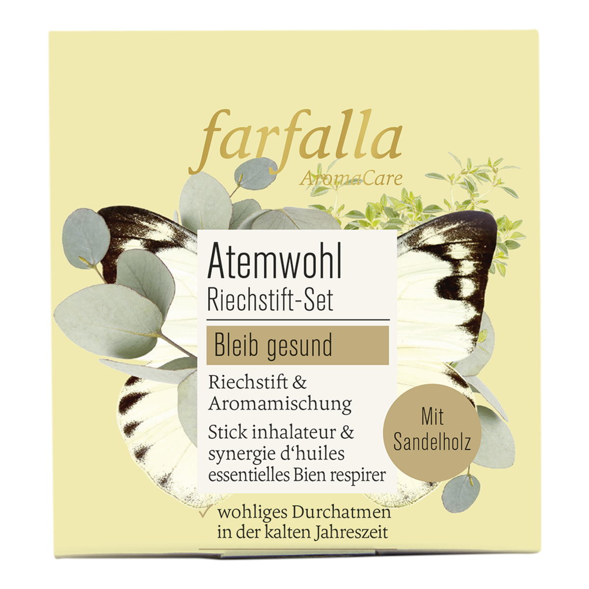 FARFALLA Riechstift Set Atemwohl FARFALLA Riechstift Set Atemwohl