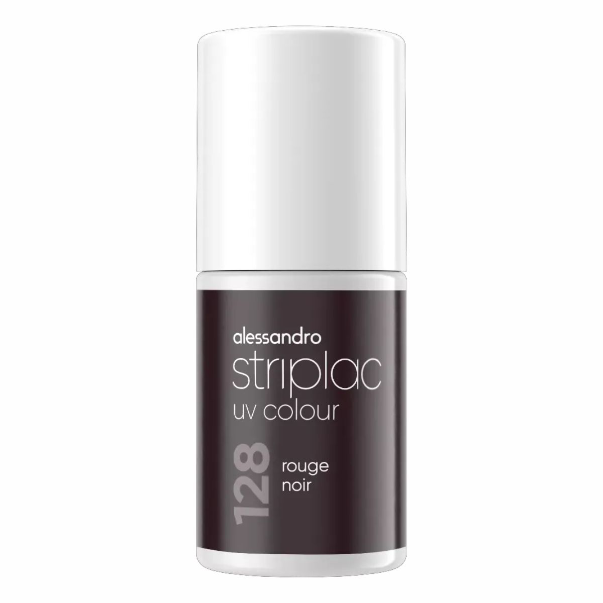 Image of Alessandro Striplac UV Colour 128 Rouge Noir 6.5 ml