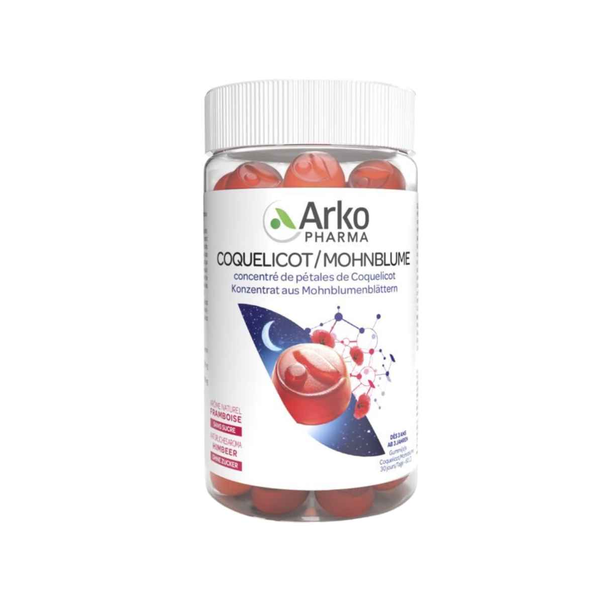 Arkogummies Mohnblume Ds 60 Stück