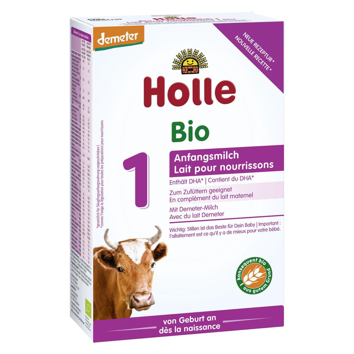 Holle Bio-Anfangsmilch 1 400 g neue Rezeptur Holle Bio-Anfangsmilch 1 400 g neue Rezeptur