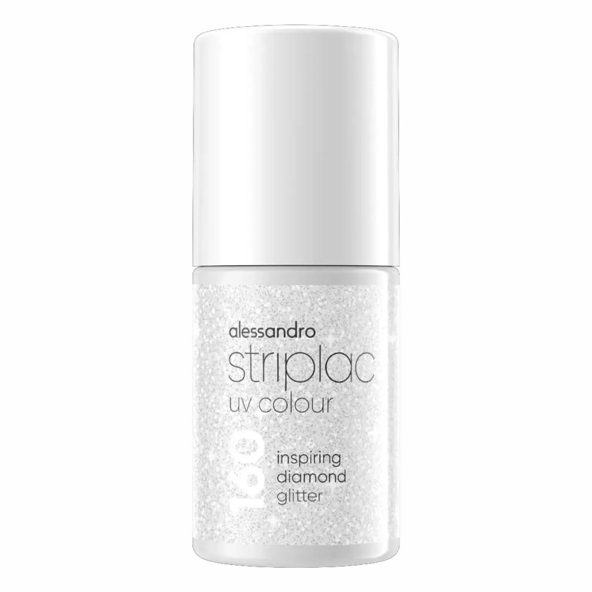 Image of Alessandro Striplac UV Colour 160 Inspiring Diamond Glitter 6.5 ml