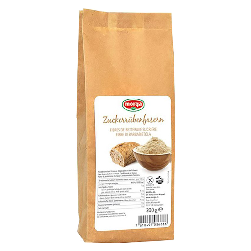 MORGA Zuckerrübenfasern glutenfrei 300 g
