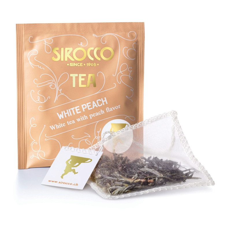Sirocco Teebeutel White Peach 20 Stück Sirocco Teebeutel White Peach 20 Stück