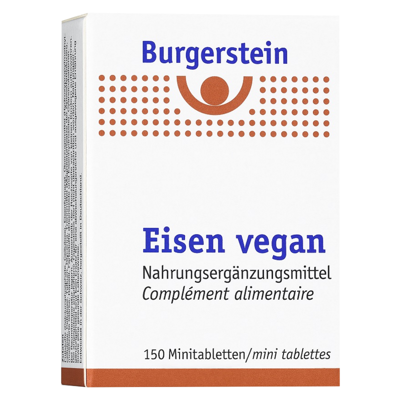 Burgerstein Eisen vegan Tabletten 150 Stück Burgerstein Eisen vegan Tabletten 150 Stück