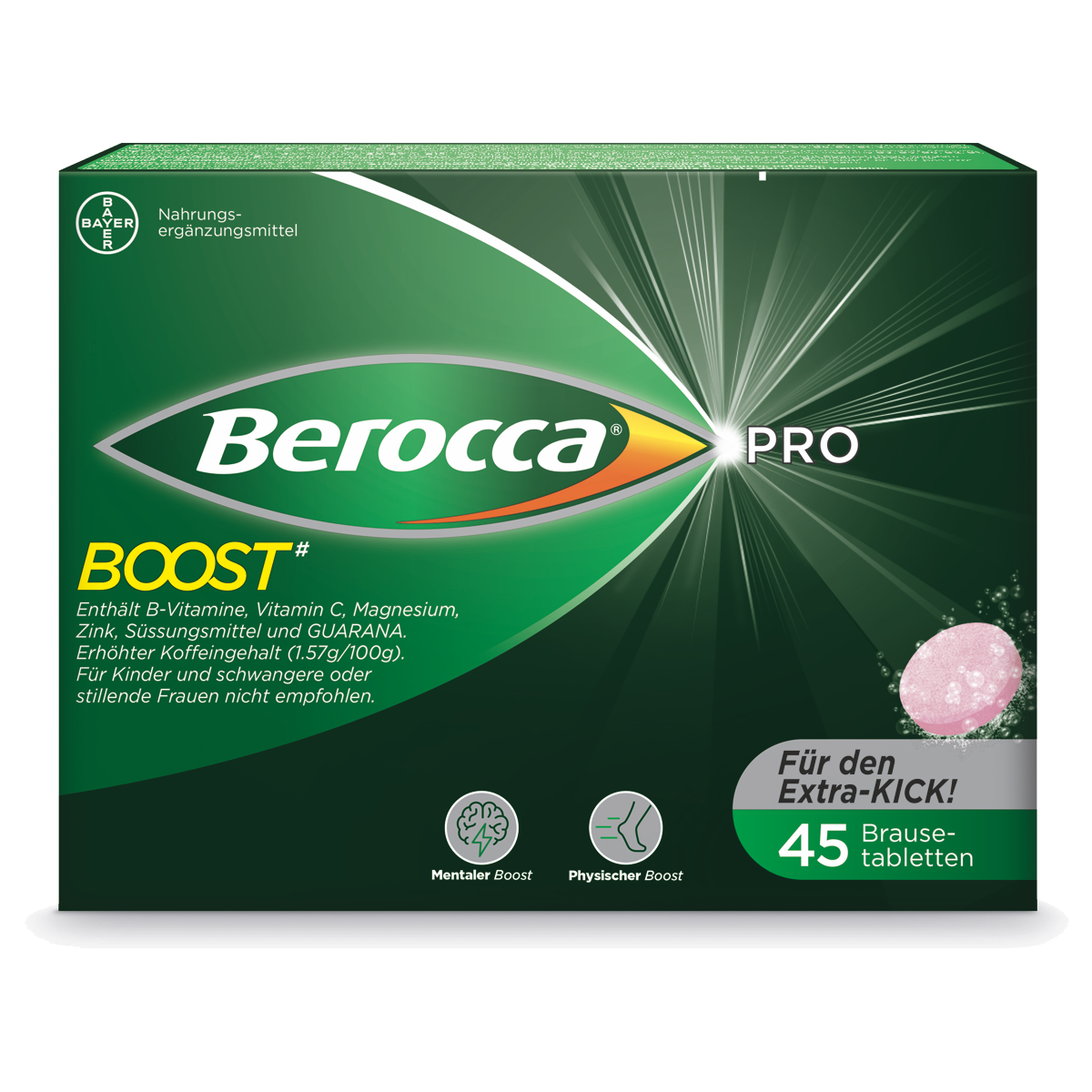 Berocca Pro Boost Brausetabletten 45 Stück Berocca Pro Boost Brausetabletten 45 Stück