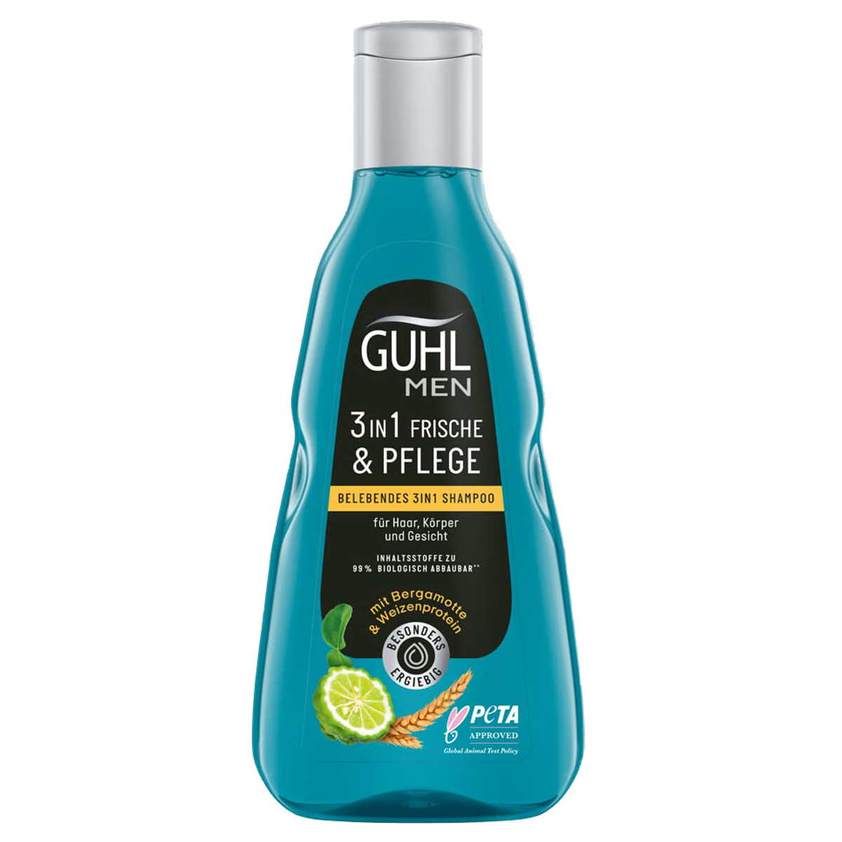 Guhl Men 3in1 Shampoo Frische & Pflege 250 ml Guhl Men 3in1 Shampoo Frische & Pflege 250 ml