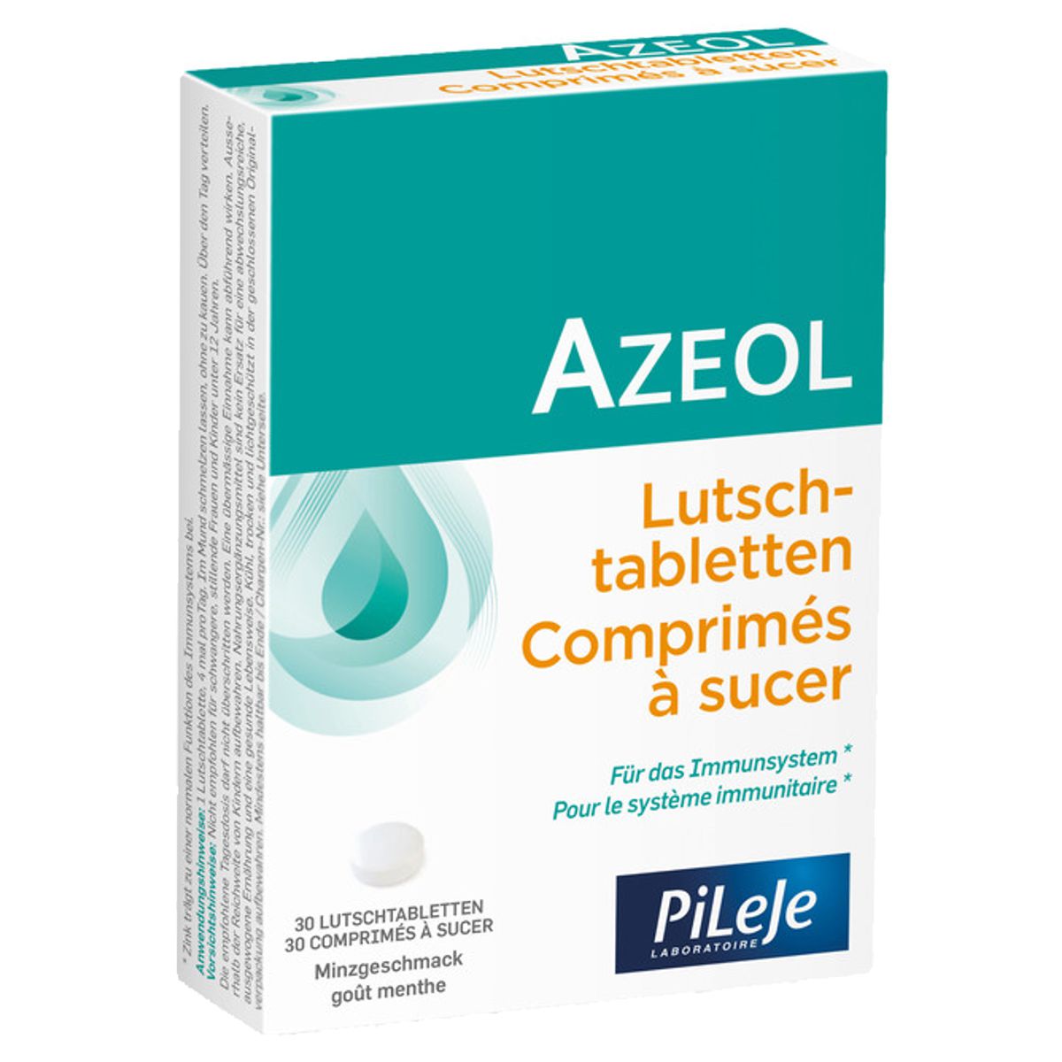 Azeol Lutschtabletten Minzgeschmack 30 Stück