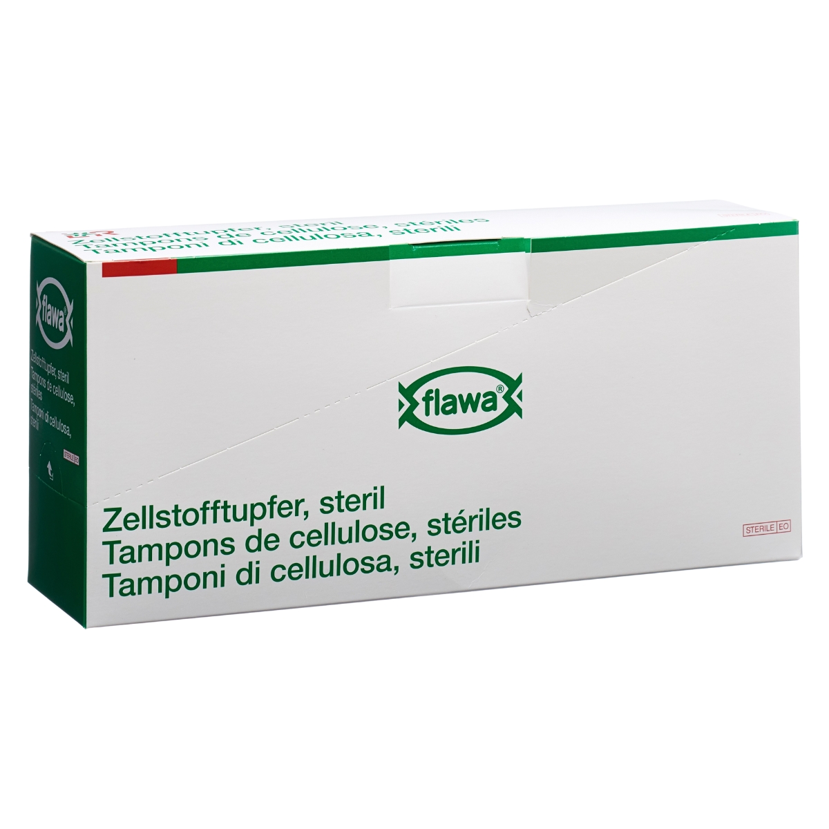 Image of Flawa Zellstofftupfer 4 x 5 cm steril 70 x 2 Stück