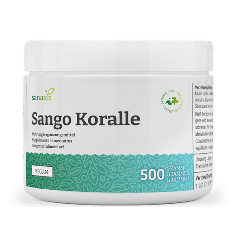 Sanasis Sango Koralle Pulver Vegan 500 g Sanasis Sango Koralle Pulver Vegan 500 g