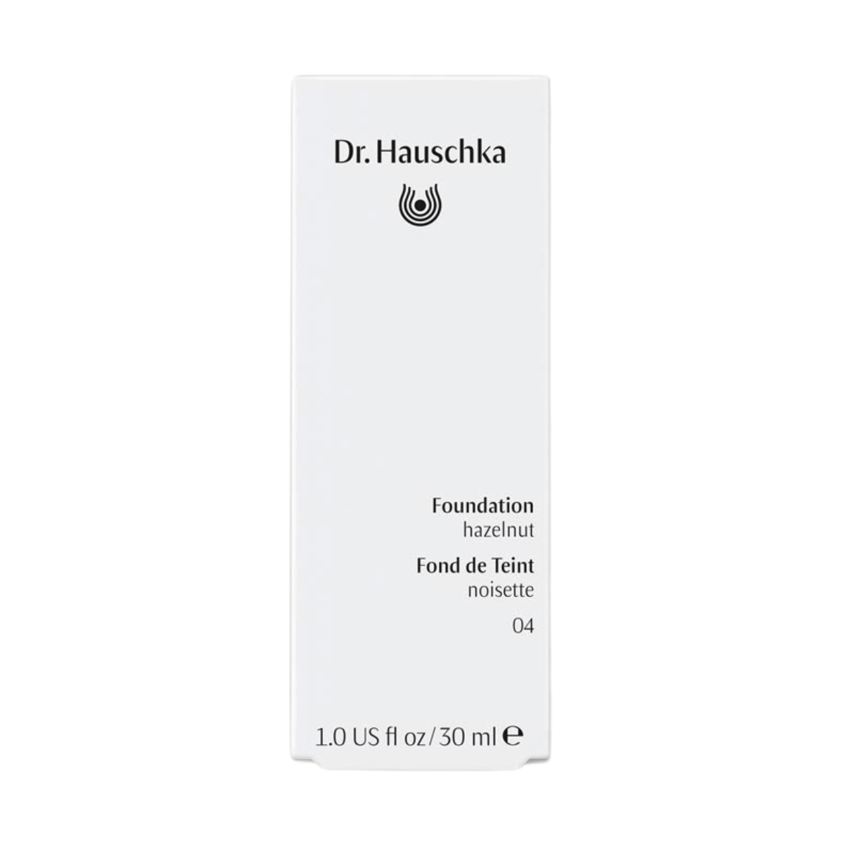 Dr Hauschka Foundation 04 hazelnut 30 ml Verpackung