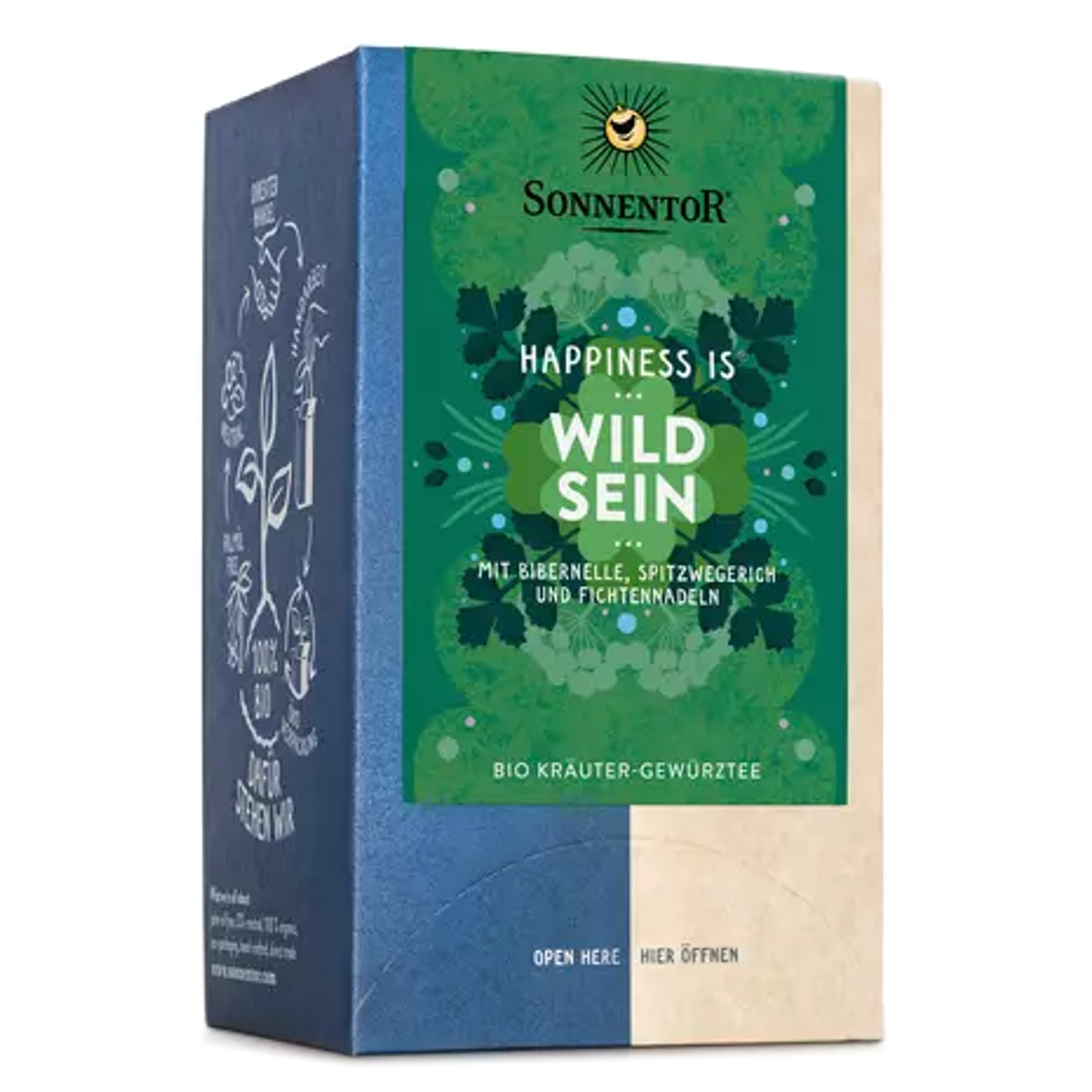 Sonnentor Happiness is Wild sein Tee Beutel 18 Stück Sonnentor Happiness is Wild sein Tee Beutel 18 Stück