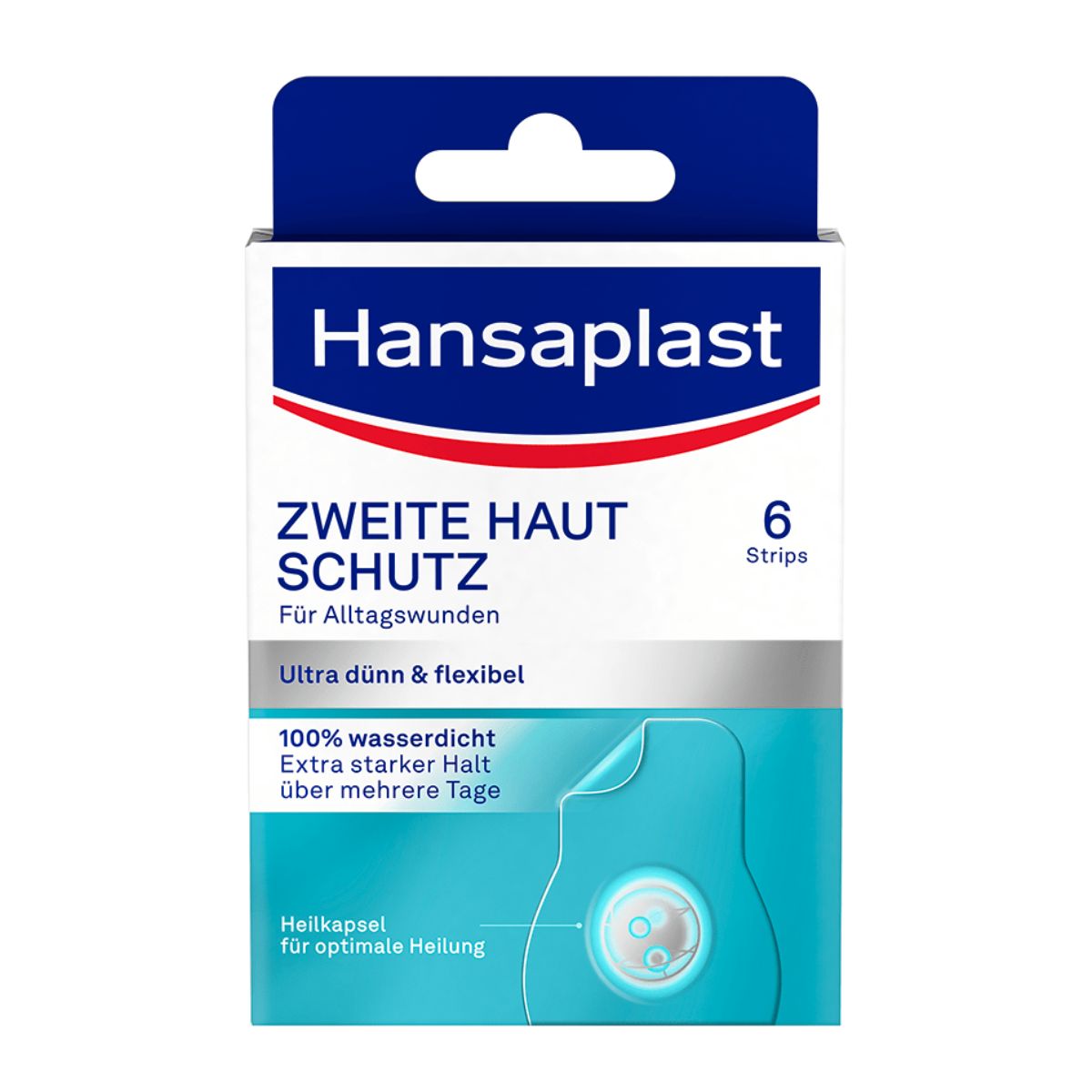 Hansaplast Zweite Haut Schutz medium 6 Stück