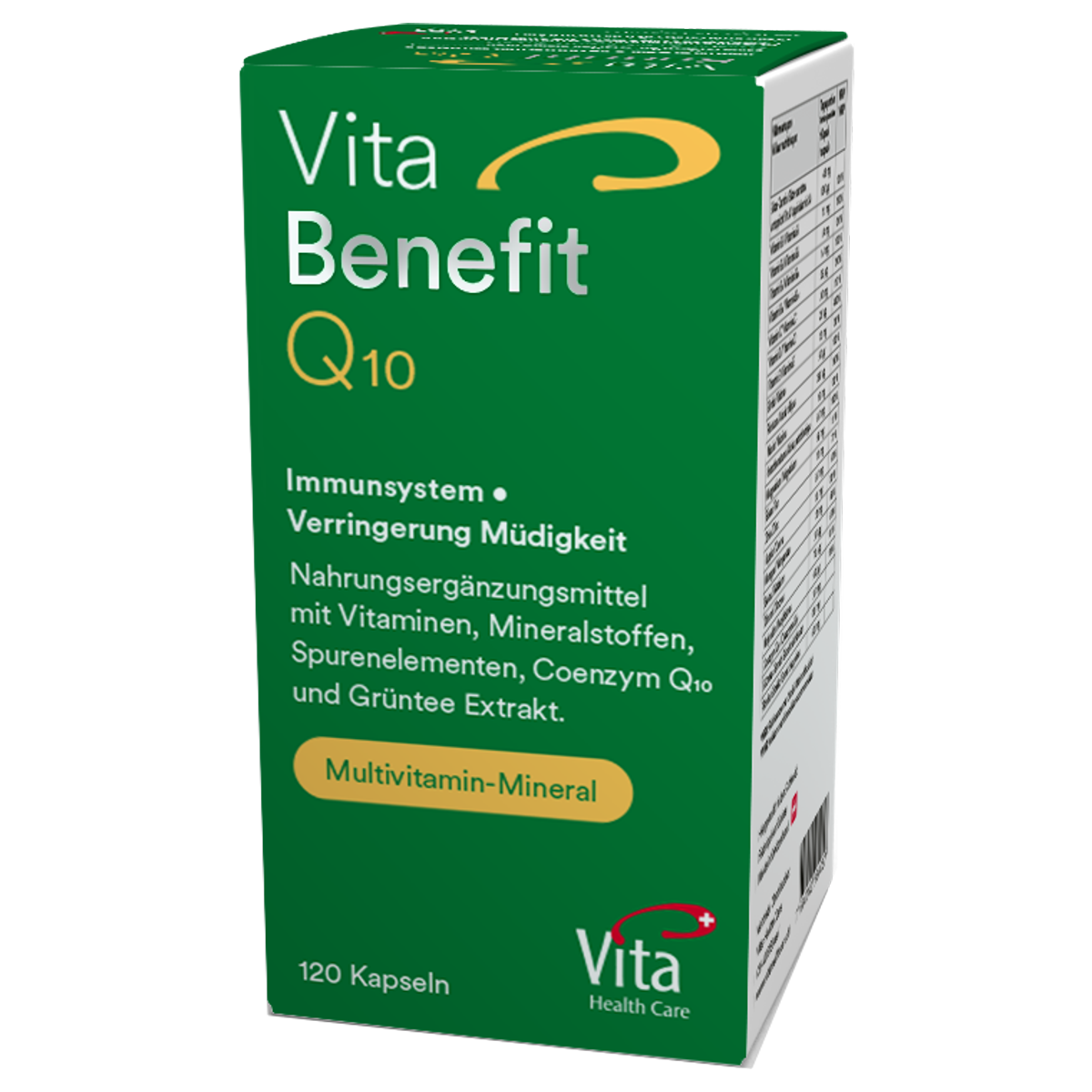 Vita Benefit Q10 Kapseln 120 Stück Vita Benefit Q10 Kapseln 120 Stück