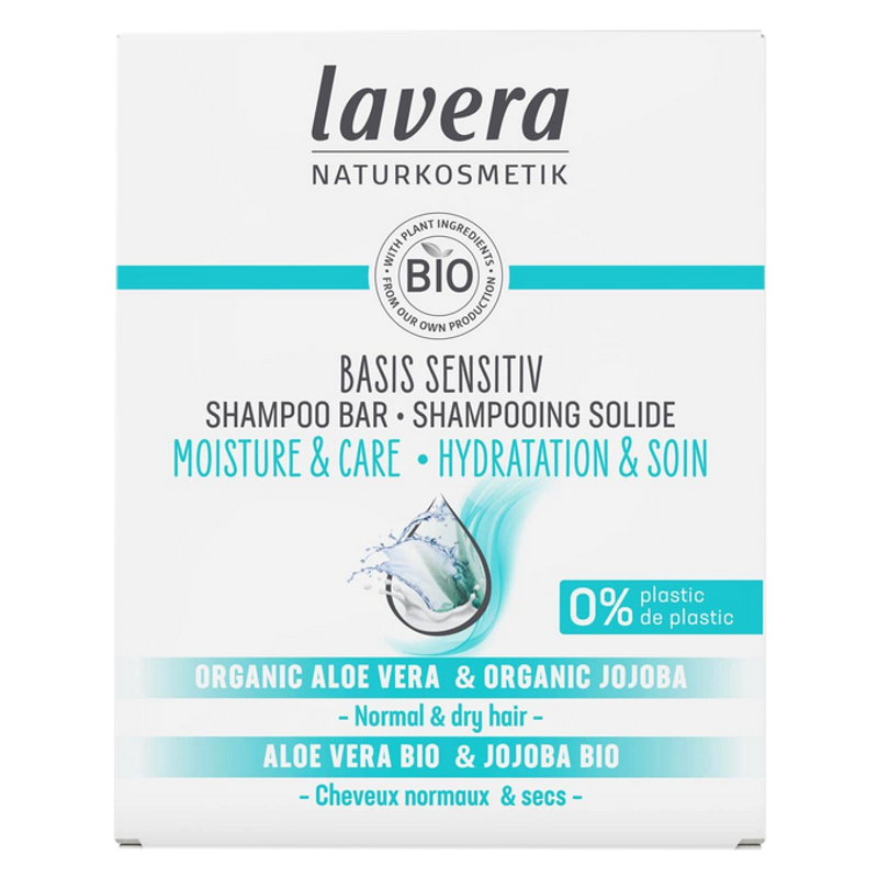 Lavera Festes Shampoo basis sensitiv Feuchtigkeit & Pflege 50 g Lavera Festes Shampoo basis sensitiv Feuchtigkeit & Pflege 50 g