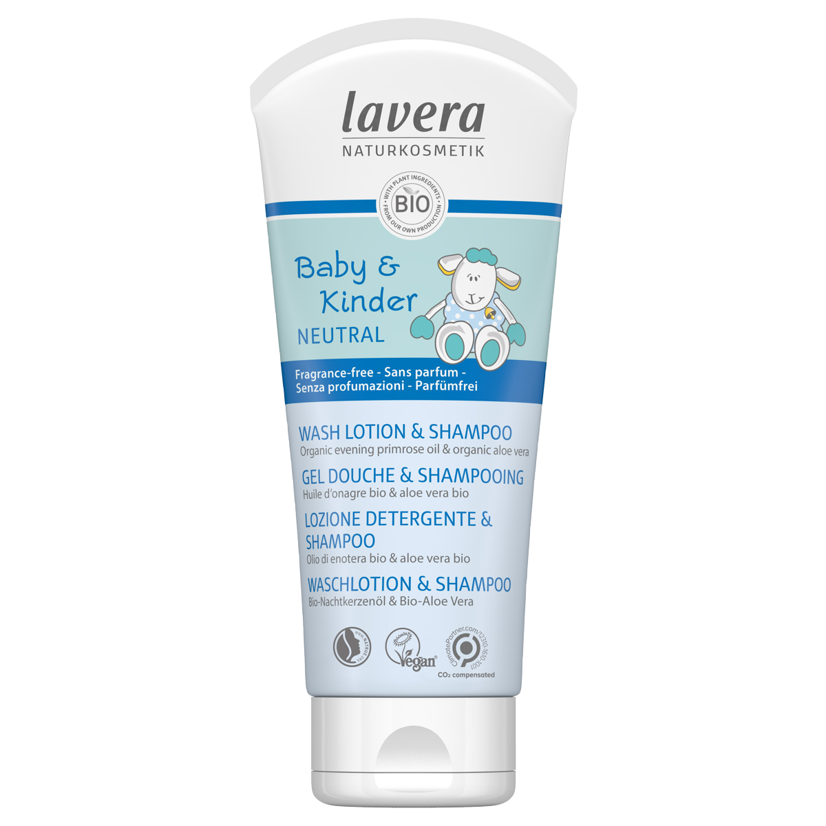 Lavera Waschlotion & Shampoo Baby & Kinder neutral 200 ml