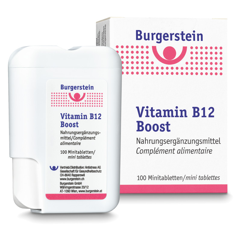 Burgerstein Vitamin B12 Boost Minitabletten 100 Stück Burgerstein Vitamin B12 Boost Minitabletten 100 Stück