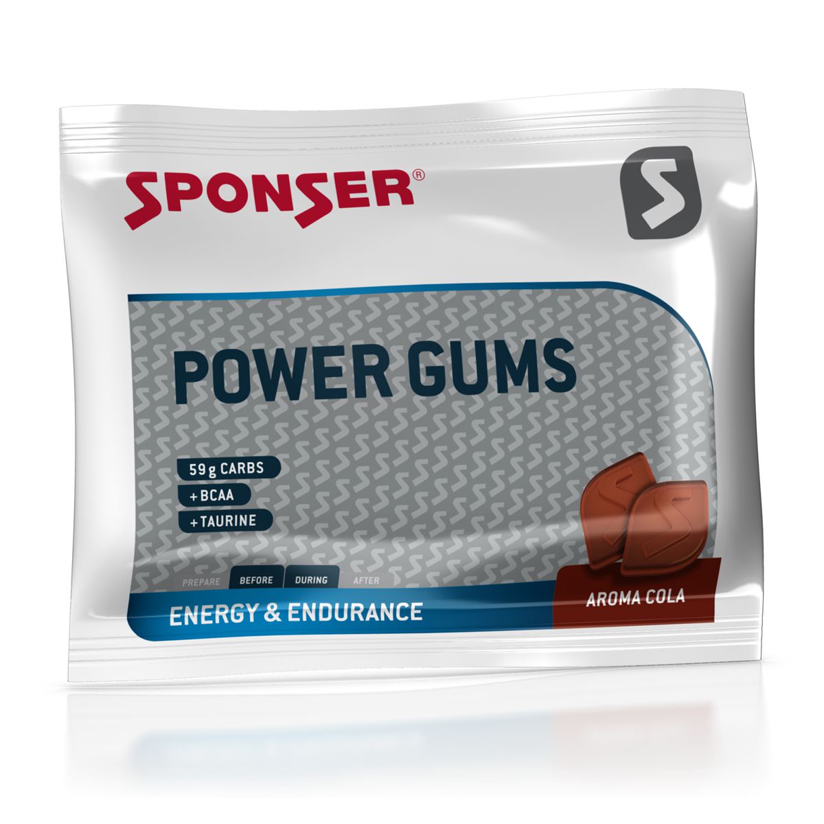 SPONSER Power Gums BCAA Cola Beutel 75 g SPONSER Power Gums BCAA Cola Beutel 75 g