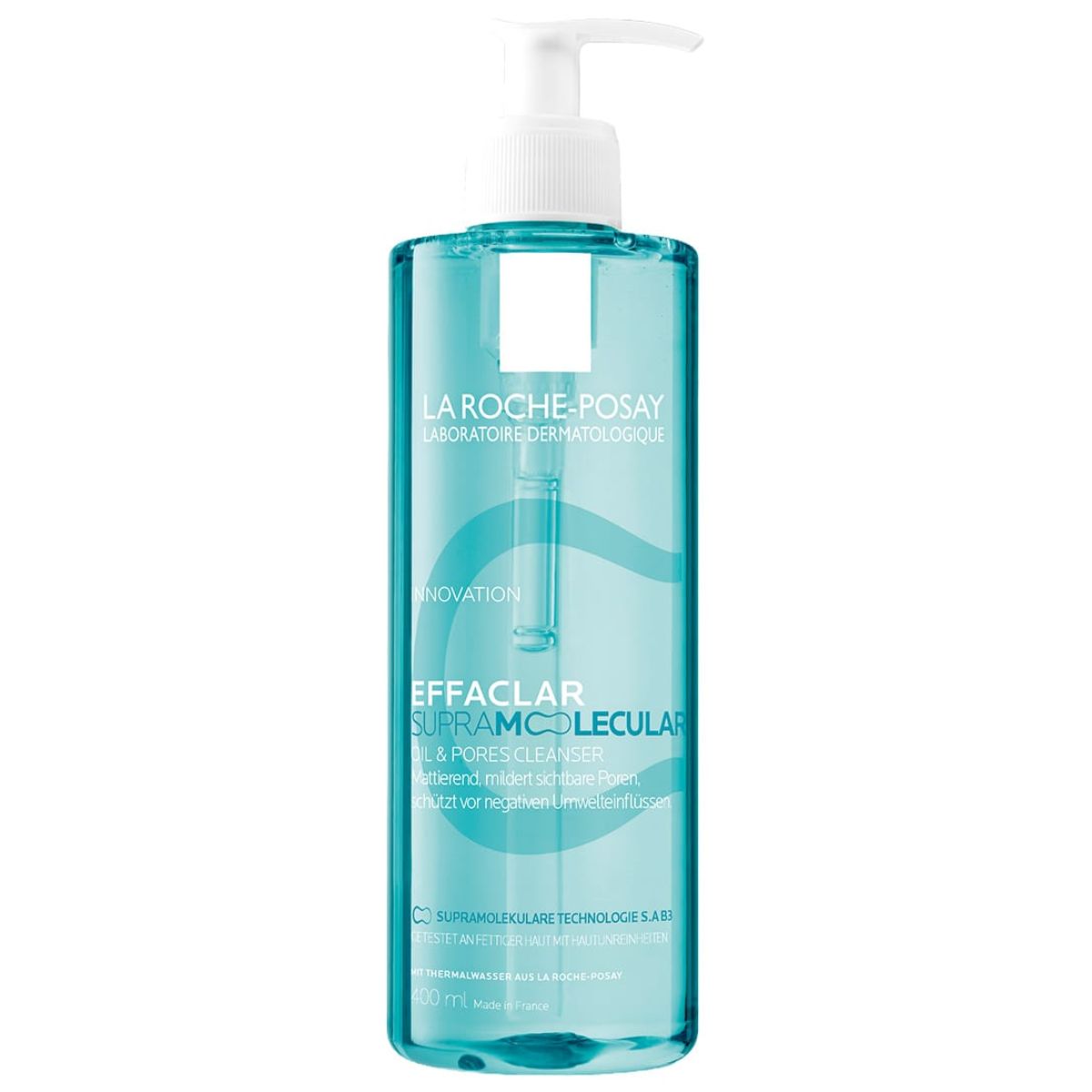 La Roche Posay Effaclar Supramolecular Porenverfeinerndes Reinigungsgel 400 ml