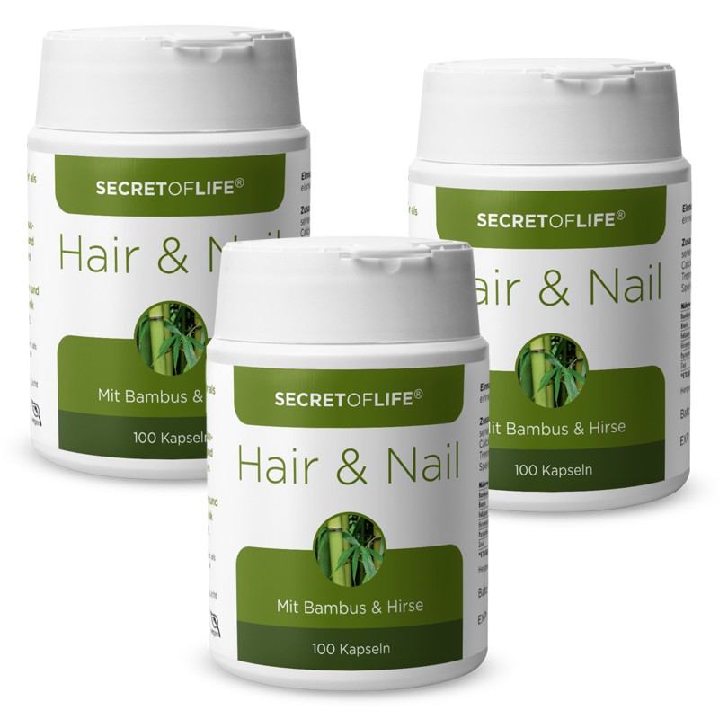 Secret of Life Hair & Nail Kapseln 3x 100 Stück Secret of Life Hair & Nail Kapseln 3x 100 Stück