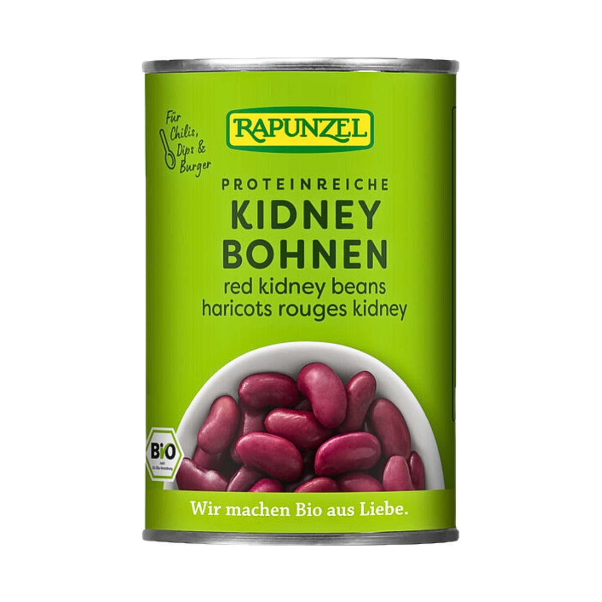 RAPUNZEL Bohnen Kidney rot fertig gekocht Ds 400 g RAPUNZEL Bohnen Kidney rot fertig gekocht Ds 400 g