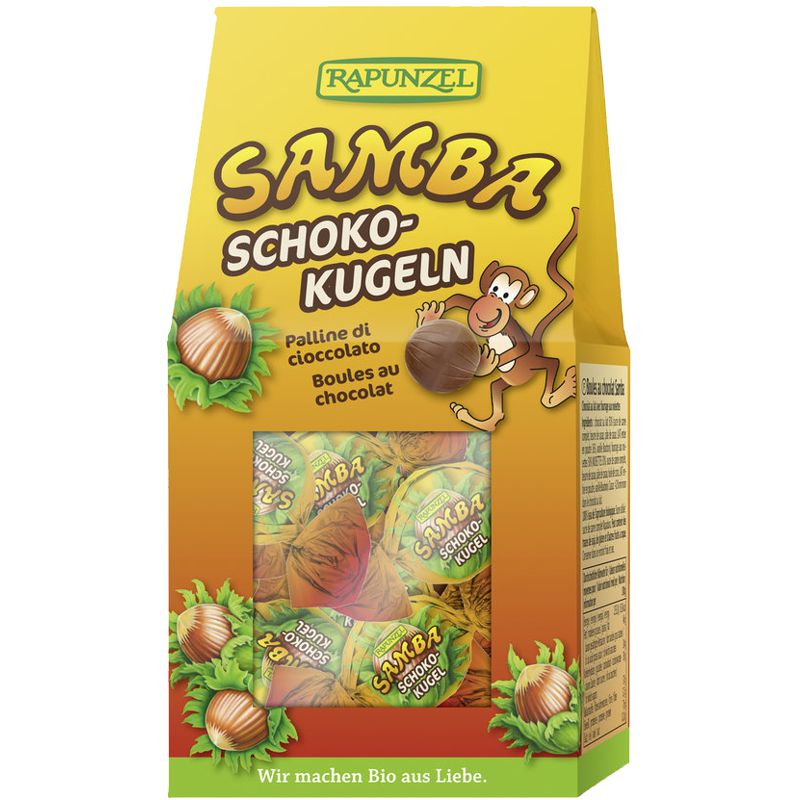 RAPUNZEL Samba Schoko Kugeln Btl 96 g RAPUNZEL Samba Schoko Kugeln Btl 96 g