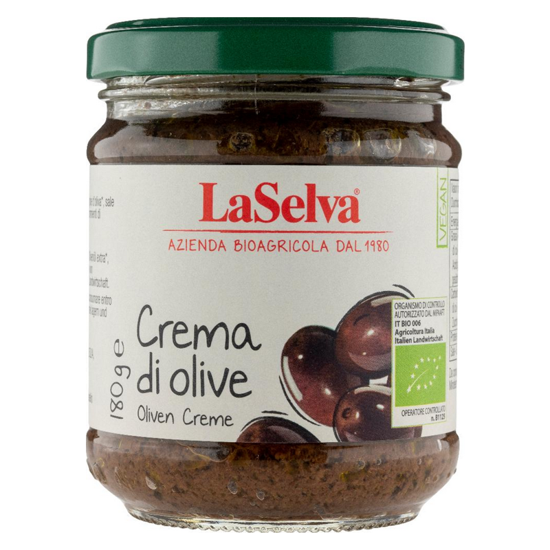 La Selva Oliven Creme Glas 180 g La Selva Oliven Creme Glas 180 g