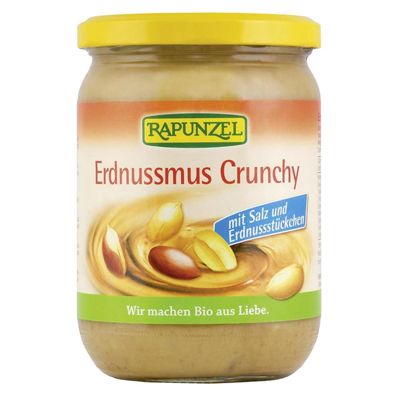 Rapunzel Erdnussmus Crunchy mit Salz 500 g Rapunzel Erdnussmus Crunchy mit Salz 500 g