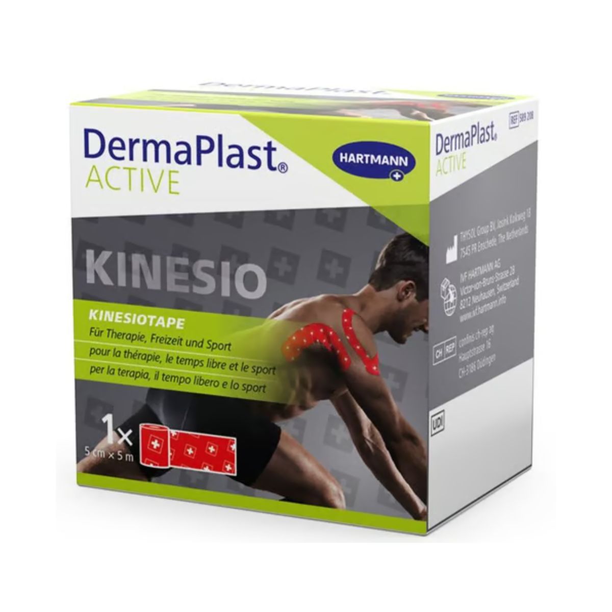 Dermaplast Active Kinesiotape 5 cm x 5 m Swiss Edition
