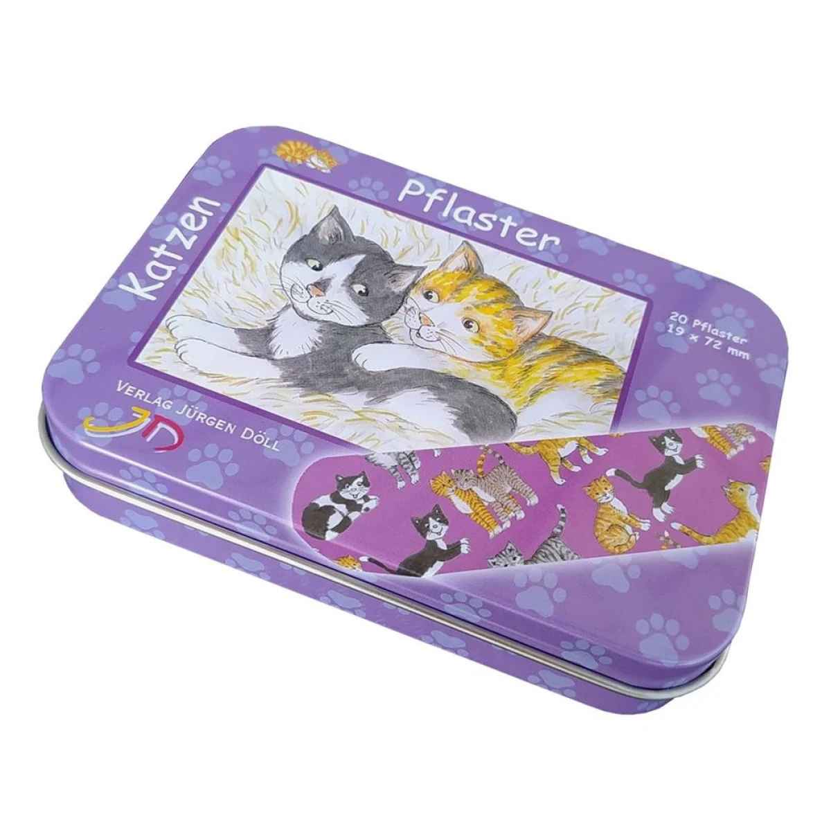 DÖLL Heftpflaster 19x72mm Katzen 20 Stück