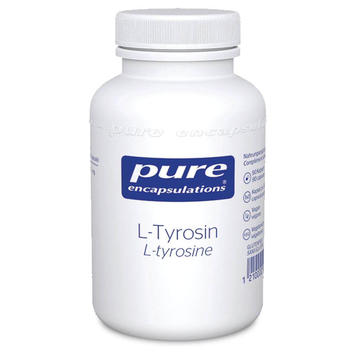 Pure L-Tyrosin Kapseln Dose 90 Stück Pure L-Tyrosin Kapseln Dose 90 Stück